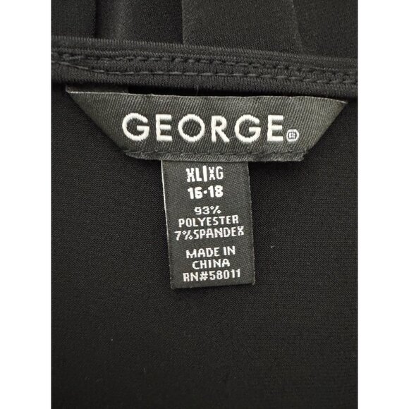 Little Black Dress with Tie Size XL 16-18 1X Plus Size‎ Timeless Classic Wedding - Picture 4 of 5